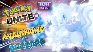Avalanche + Blizzard Moveset Have INSANE Damage | Almost 100K Damage | Pokemon Unite Ranked Gameplay