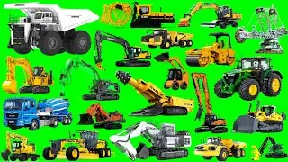 TOP 20 Heavy Machine  Synthesis - M&aacute;y X&uacute;c, Xe Cẩu | Excavator Digger, Auger,  Ripper, Truck, Crane