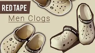 Red tape Clogs sandals for men