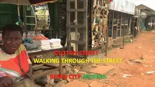OLOTON STREET , RINGROAD . WALKING THROUGH THE STREET OF BENIN CITY . EDO: NIGERIA