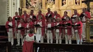 Video 4) el Coro Javier de Los Navarros, actua en el XV Concierto de Navidad 2025.