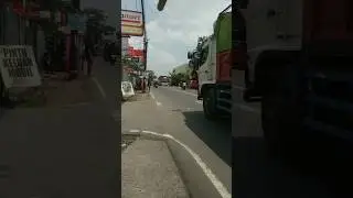 Traffic Sound, Java  Traffic Ambience | Real Road Sounds from Indonesia | bus Eka cepat