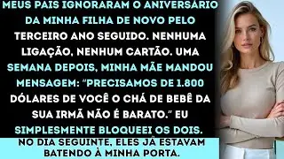 “Meus pais ignoraram o aniversário da minha filha de novo pelo terceiro ano seguido. Nenhuma ligação