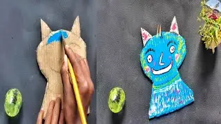 Yah Kya Hai Batao !! how to paint paper art !! you tube new video #paperart22 @artistmanojnayak