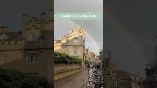 Cambridge looking beautiful in the rain ☔️ #cambridge