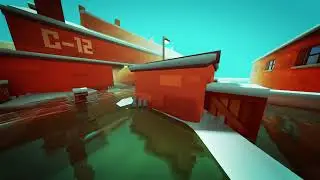 Krunker RTX Flooded Freight Cinematic (Comment if you want to use it)