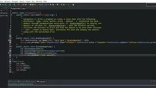 Java program to create a class Book with the following  - attributes: - methods : - task :.