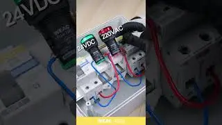 How to Connect 24VDC and 220VAC Led Indicator （Indicator Light） to a Switch.