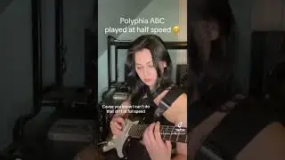 Polyphia played at half speed ABC ft Sophia Black 😊
