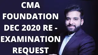 CMA Foundation DEC 2020 Re - Examination