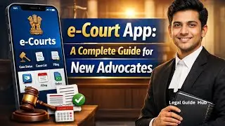 e-Court App: A Complete Guide for New Advocates || नए अधिवक्ताओं के लिए e-Court ऐप:  मार्गदर्शिका ||