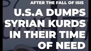 Syrian Kurds sold out by America.