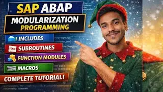 Modularization in SAP ABAP | Includes, Subroutines, Function Calls & Macros