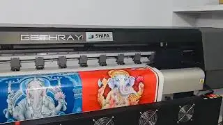 Gethray i3200 6 feet Digital inkjet printer installation at Odisha Mob 9311099949 @shifatechnology