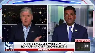 Ro Khanna on Fox's Hannity with Sean Hannity discussing ICE regulations