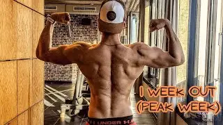 Natural BodyBuilding Prep 1 Week Out (Peak Week) Ep.4