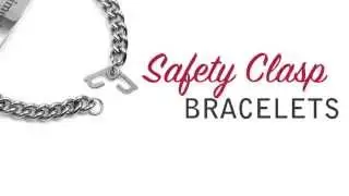 Safety Clasp Bracelets for Alzheimers, Parkinsons, Autism and Dementia