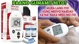 HOW TO USE SINOCARE BLOOD GLUCOSE MONITOR | REVIEW AND TESTING | GLUCOMETER KIT BLOOD SUGAR TEST