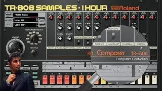 Roland TR 808 Drum Machine Samples (1 HOUR)