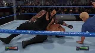 WWE 2K25 Undertaker vs Great Khali Extreme Rules