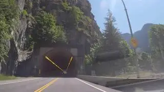 Driving from Hope on #1 to Spences Bridge, BC, Canada 2019