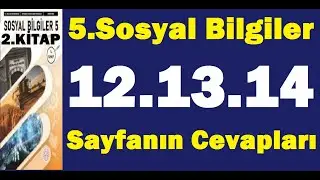 5.sınıf sosyal bilgiler ders kitabı sayfa 12 13 14 cevapları 2.kitap PDF kazanım