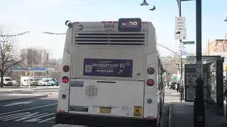 NYCT Bus: 2016 Novabus LFS #8419 on the Bx28 @ E Gunhill Rd & White Plains Road