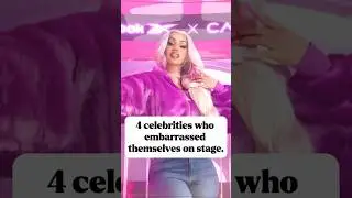 4 celebrities who embarrassed themselves on stage #usa #celebrity #hollywood #actor#fyp#famous #fyp