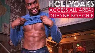 #HollyoaksAAA with Duayne Boachie