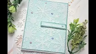 Stenciling With Snow Glitter Tutorial