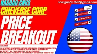 PRICE BREAKOUT : CNVS STOCK ANALYSIS | CINEVERSE CORP STOCK