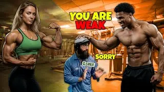 ANATOLY Uses 32kg Mop in the Gym _ Bodybuilders Laughed&hellip; Then He Shocked Everyone! 💪🧹