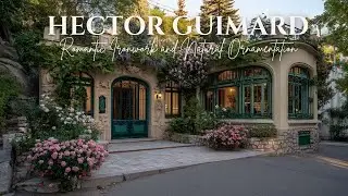 Hector Guimard Inspired Spring House  Romantic Ironwork and Natural OrnamentationHector Guimard Insp