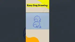 How to draw Dog from 6 #shorts #viral #trending