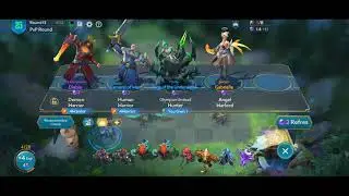Chess Rush - First Winner Full Health From Beginning-End! Six Hunters x Undead x Cyborg x Eastern💯⚔️