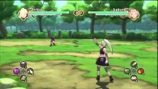 Ultimate Ninja Storm 2 Набор движений Шикамару Ино и Чоджи