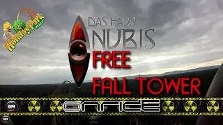 Anubis Free Fall Tower - Holiday Park Ha&szlig;loch ( Onride POV )