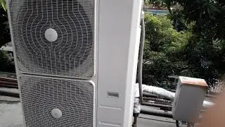 EC error of a split type aircon due to lack of refrigerant .