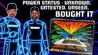 🔥 We took a risk and won an auction for an UNTESTED Magnavox ODYSSEY 2 console with 16 games.