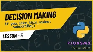 [Python] Decision making, indent, colon, comment (Tagalog)