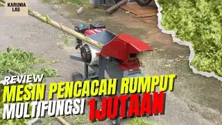 NEKAT‼️MESIN PENCACAH RUMPUT 1JUTAAN, DICOBA DENGAN BATANG KELOR‼️‼️