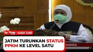 Turunkan PPKM Level Satu, Pemerintah Jawa Timur Akan Buka kembali Tempat Wisata | Kabar Siang tvOne