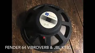 Fender 64 Vibroverbのスピーカーを交換（JBL K130 vs JBL D130）＆サウンドチェック！ 【魔法の箱研究所】