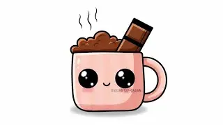 II Chocolate Shake Cup Drawing ll Easy Drawing Chocolate Shake ll Chocolate Shake DrawingEasy ll
