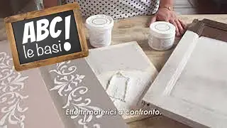 Tecnica effetto materico: Materic Cream, Materic Touch e Magic Star