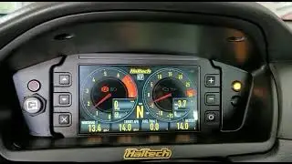 Haltech IC7 Display on 2003 Evolution 8