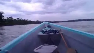 Coca river in the amazon of Ecuador