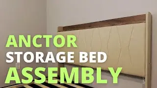 ANCTOR Queen Bed Frame with 3 Drawers Assembly aka Ivy Bronx Upholstered Bed Frame with 3 Drawers