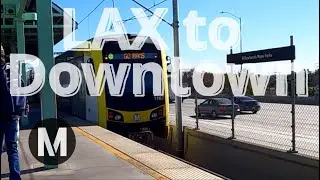 LAX to Downtown LA on Metro. Part III - The ride home. #metro