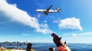 Disparo 2 Bengalas a Un Avión Puede Que Me Rescaten | #20 Stranded Deep